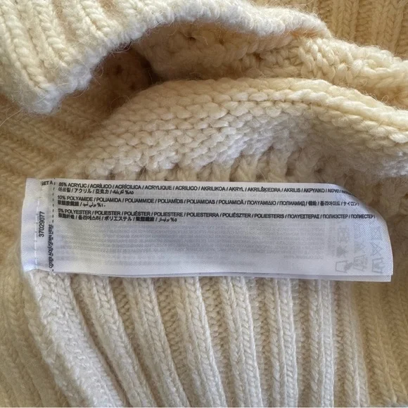 NWT Mango Openwork knit sweater, women’s Size L - Picture 13 of 13